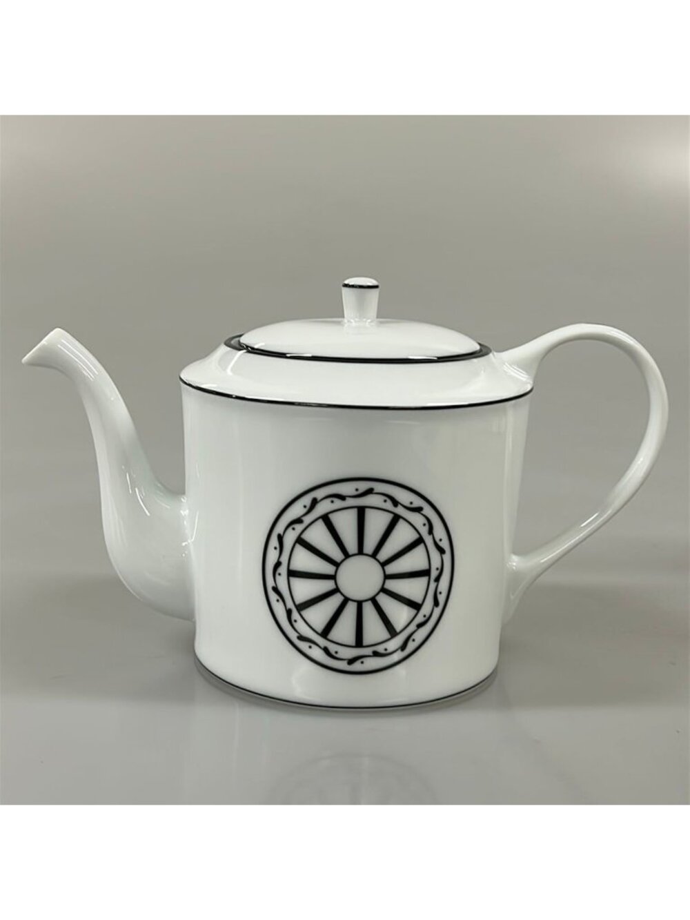 Dior Dishwasher Like White Black Teapot